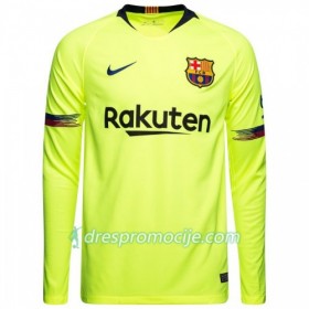 FC Barcelona Dres Gostujući 2018/19 Dugim Rukavima